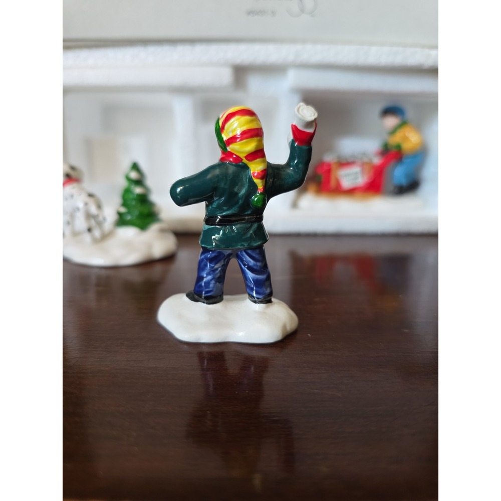 Dept 56 Snow Village Early Morning Delivery Set of 3 Ceramic Figurines 5431-3 - Picture 9 of 14